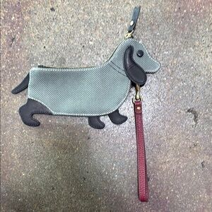 India Hicks Gray and Black Dog Accessory